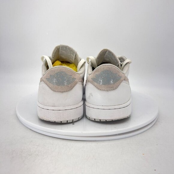 Nike Air Jordan 1 Low  Men Size 8 CZ0790-100 White Grey Particle Grey Shoes - Picture 6 of 15